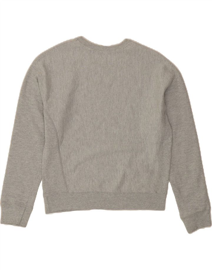 CHAMPION Womens Sweatshirt Jumper UK 14 Medium Grey Cotton Vintage Champion and Second-Hand Champion from Messina Hembry 