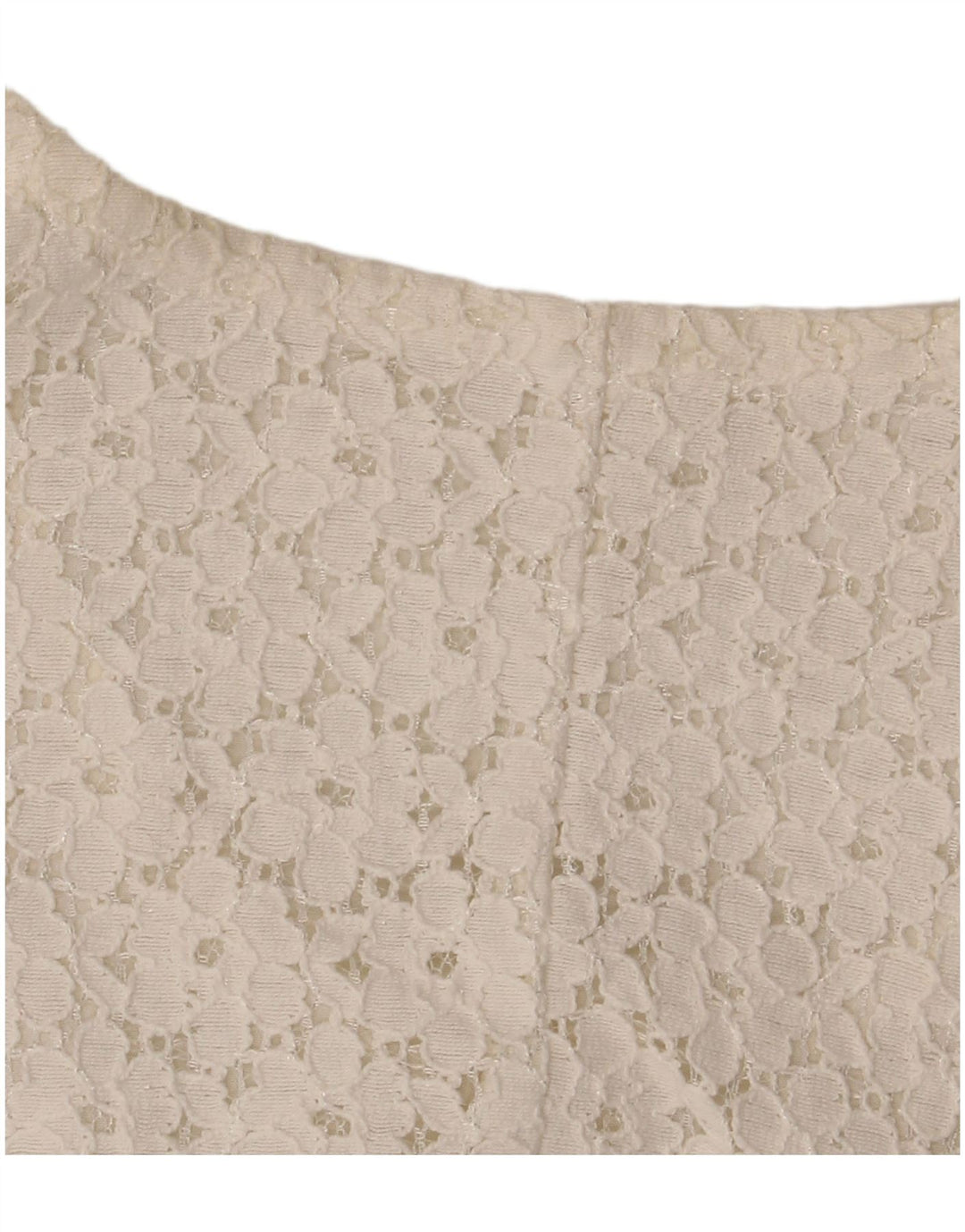 Bluză cămașă cu mânecă scurtă pentru femei VINTAGE IT 46, mare, alb, cu flori