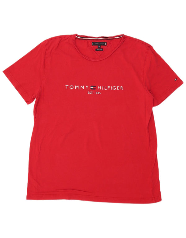 Tommy Hilfiger femei UK 20 2XL bumbac roșu