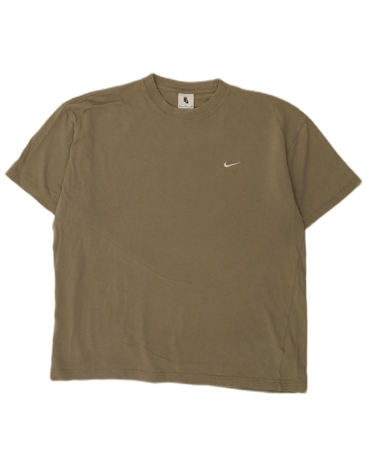 Tricou pentru bărbați Nike Top Mediu Kaki Bumbac