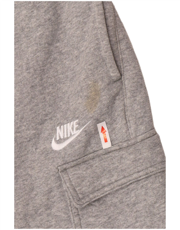 Pantaloni de trening Nike pentru bărbați Cargo Pantaloni de jogging, mari, gri, bumbac
