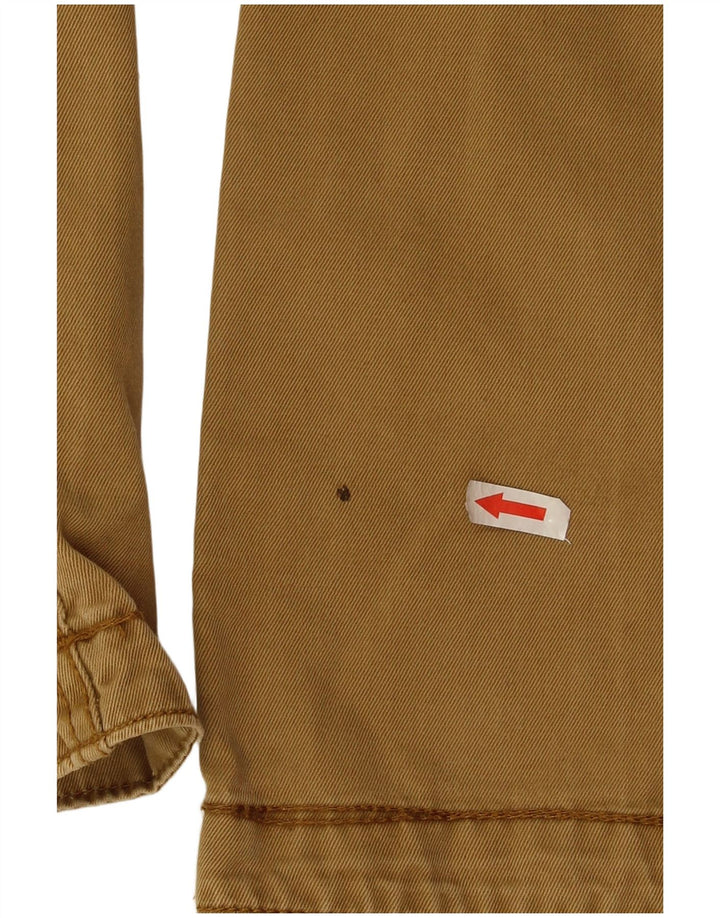 Fat Face Pantaloni Chino Drepți Bărbați L30 L31 Kaki Bumbac