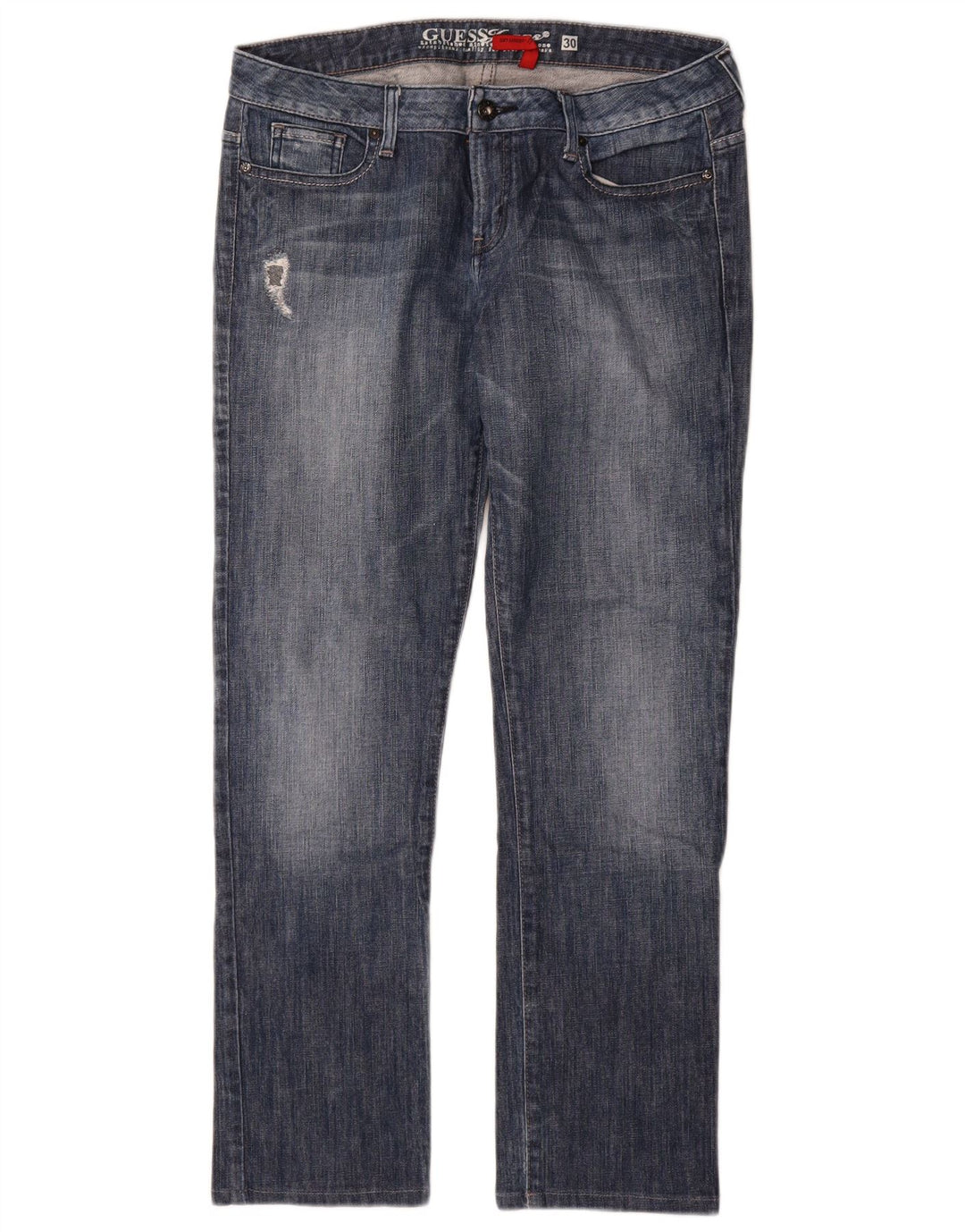 Blugi slim pentru femei Guess W30 L30 bumbac albastru