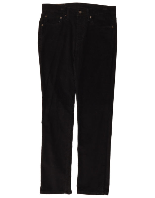 Pantaloni Levi's 511 Slim din catifea pentru bărbați W31 L30, bumbac negru