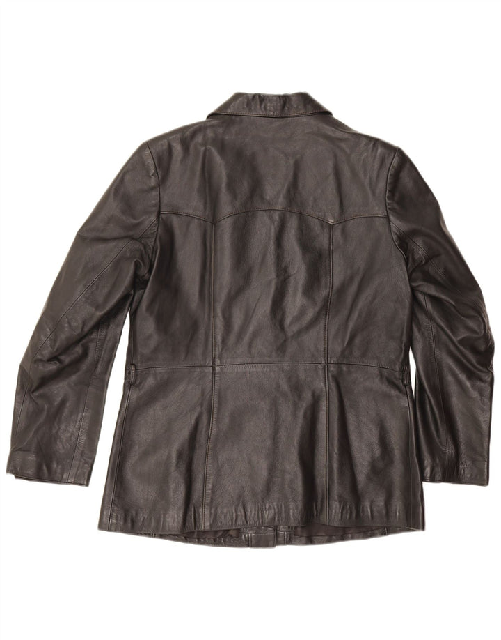 Jachetă de piele vintage pentru femei EU 42, mare, neagră