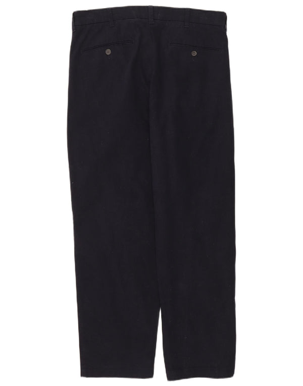 Pantaloni chino pentru bărbați Marks & Spencer L34 L31, albastru bleumarin, bumbac