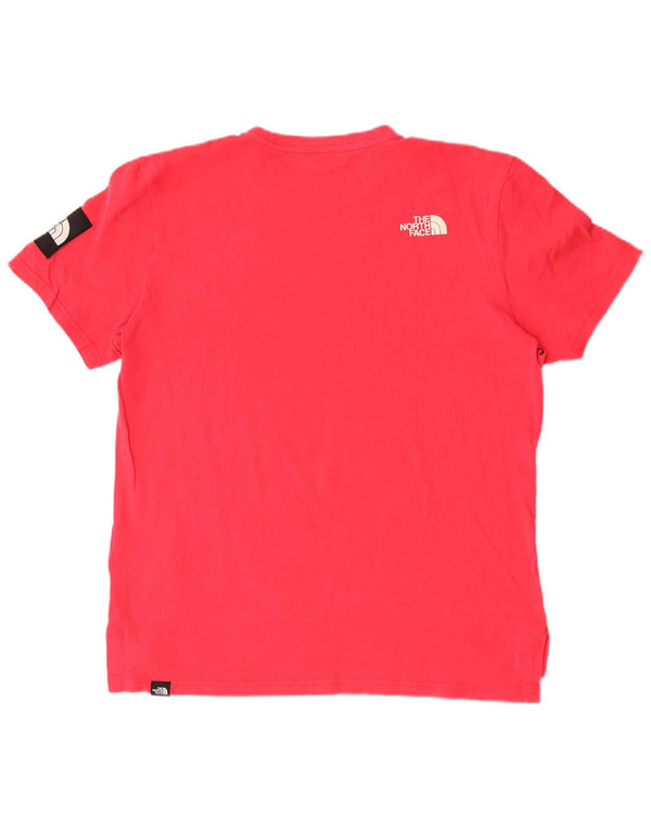 Tricou pentru bărbați The North Face Top Medium Pink Bumbac