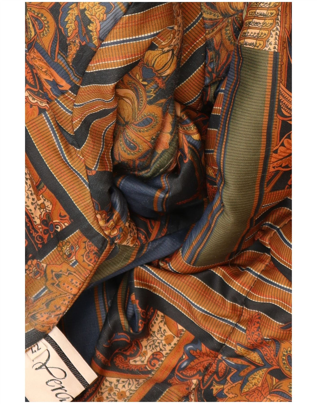 Palton supradimensionat de damă Vintage, piele de căprioară, dublu piept IT 42 maro mediu