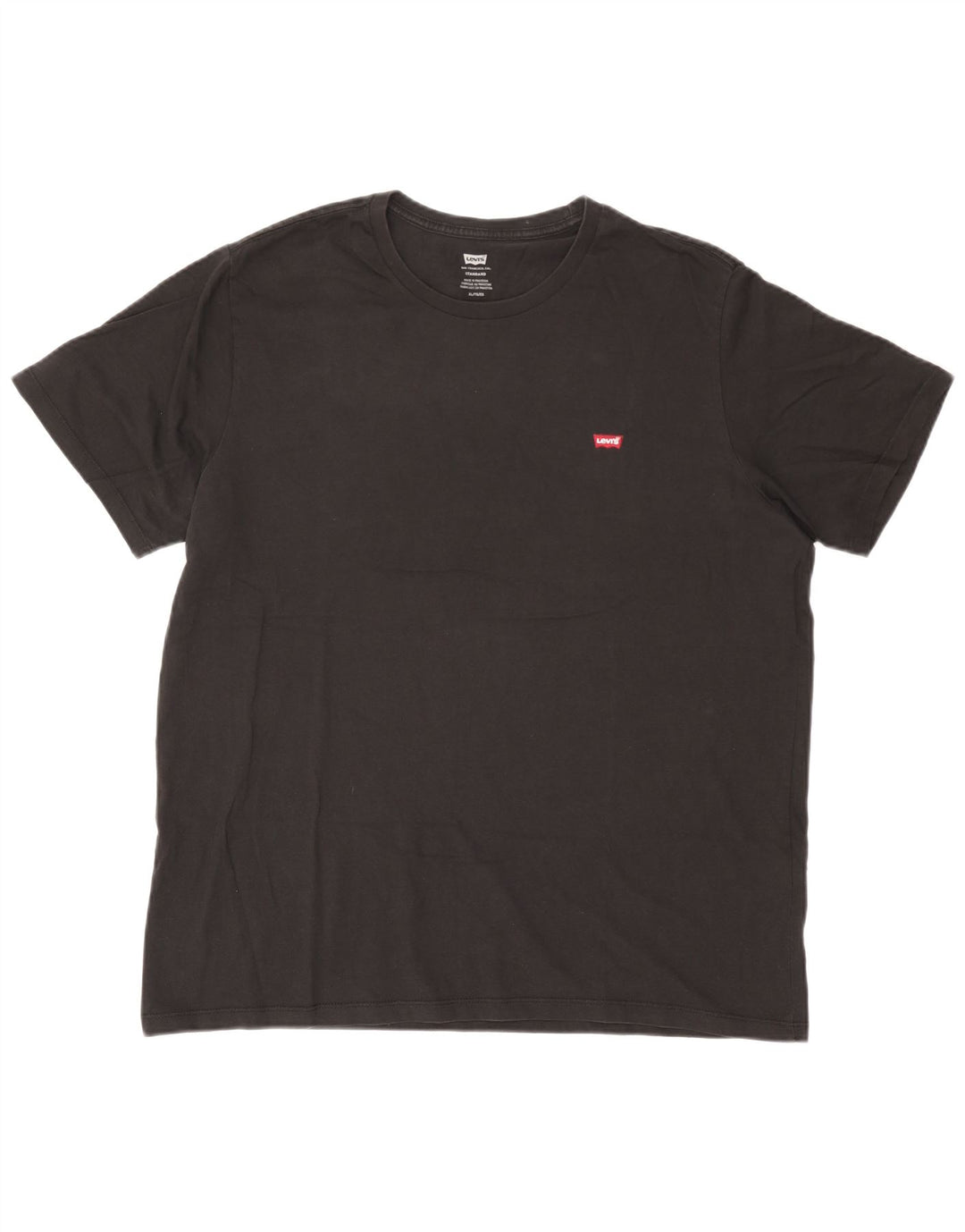 Tricou standard pentru bărbați Levi's Top XL bumbac negru