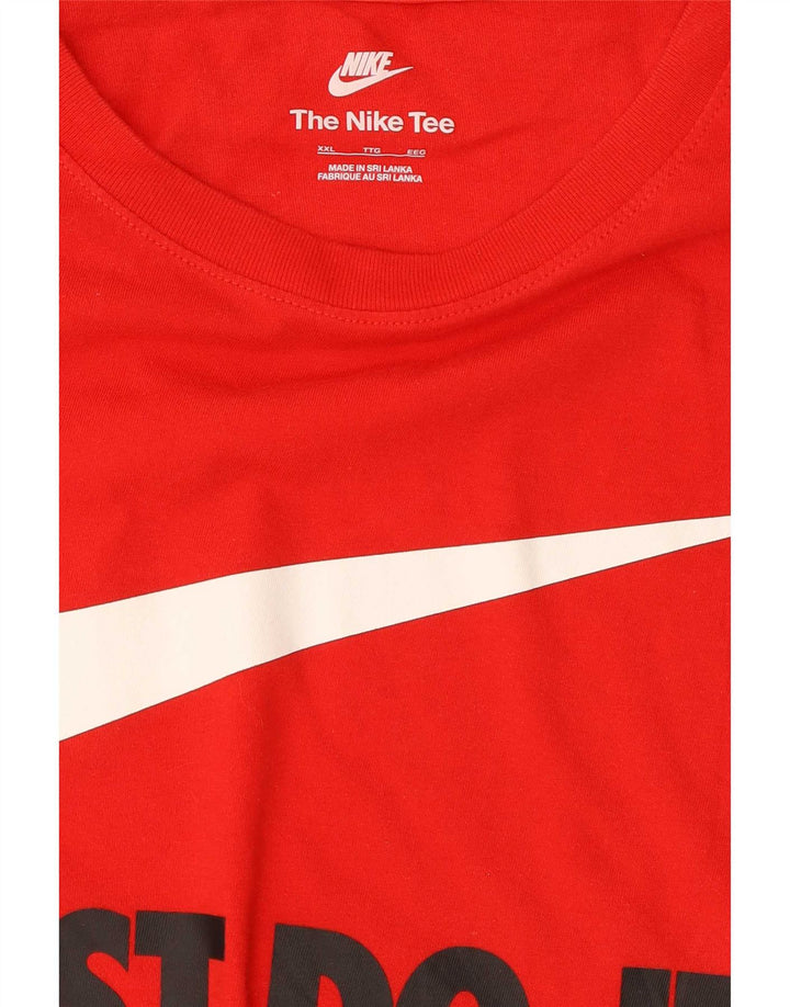 Tricou grafic pentru bărbați Nike Top 2XL, roșu