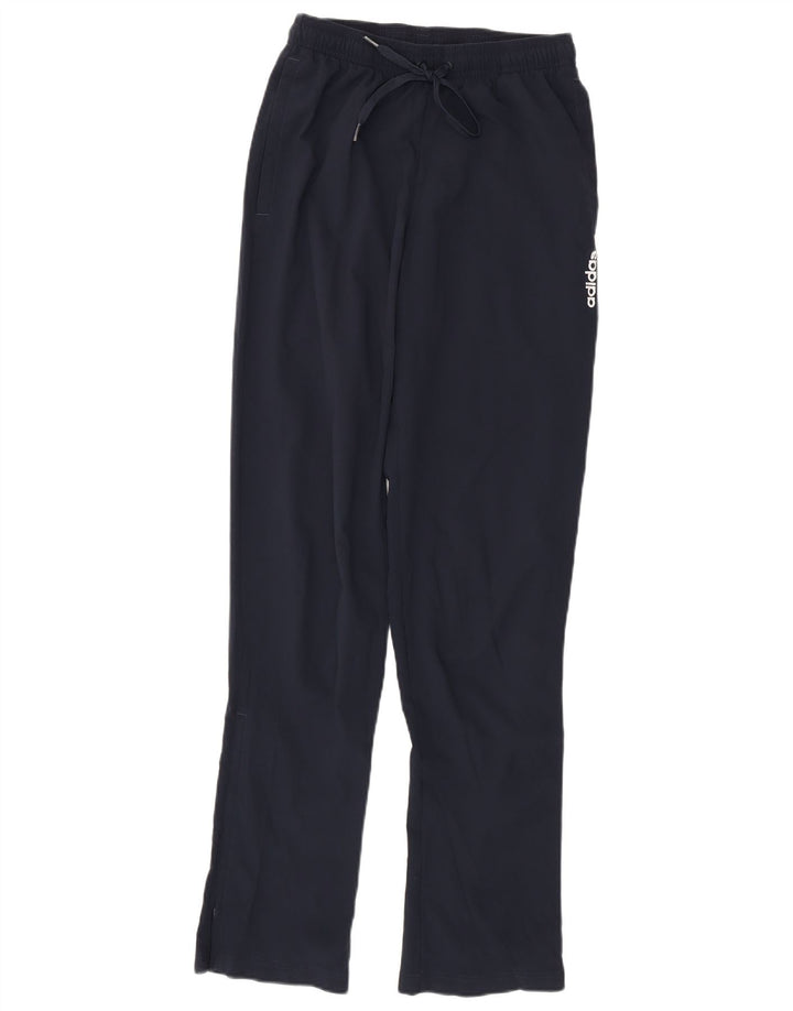 Pantaloni de trening Adidas pentru femei UK 10 Poliester bleumarin mic