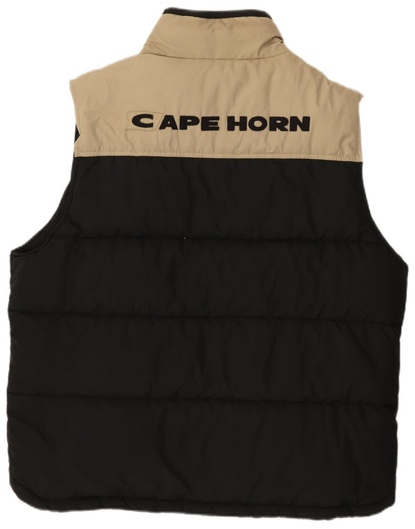 Gilet căptușit pentru bărbați Cape Horn UK 42 XL Black Colorblock