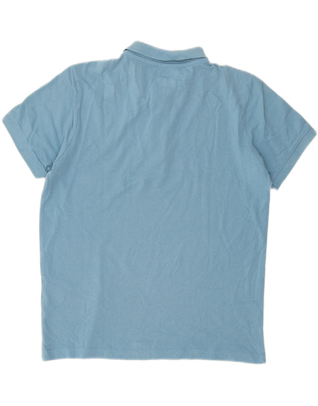 Tricou polo pentru bărbați Dack, bumbac albastru mediu