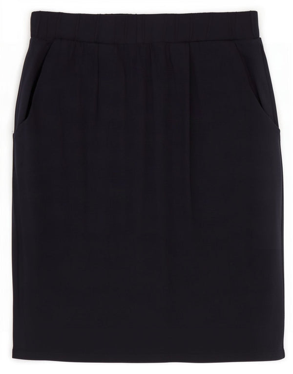 Fusta dreaptă pentru femei Marks & Spencer UK 10 Small W28 Bleumarin Viscoză
