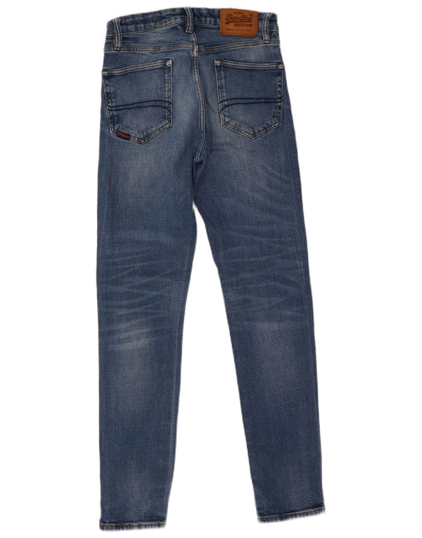 Blugi skinny pentru femei Superdry W28 L30 albastru