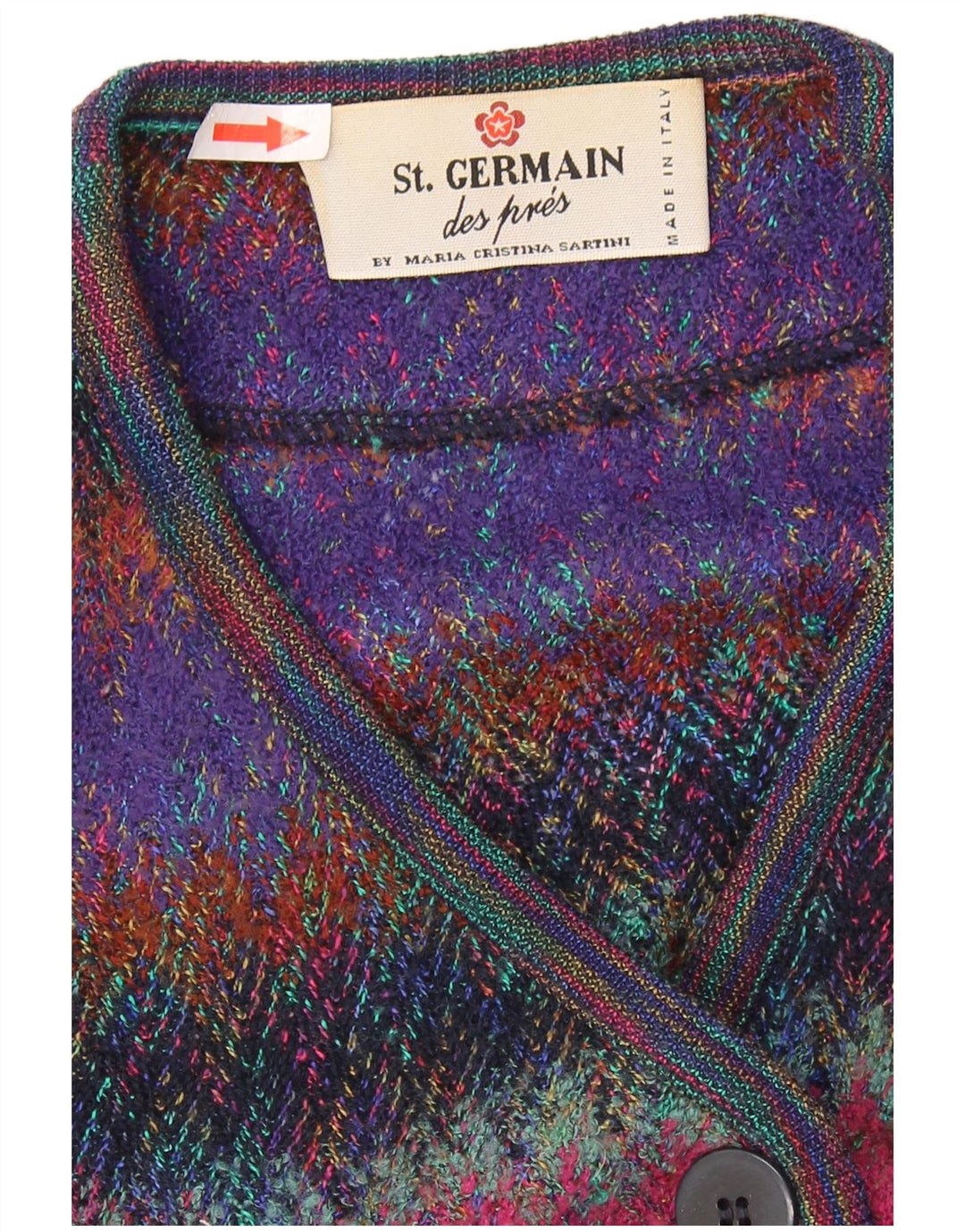 SF. Pulover cardigan pentru femei GERMAIN IT 44 Medium Multicolor