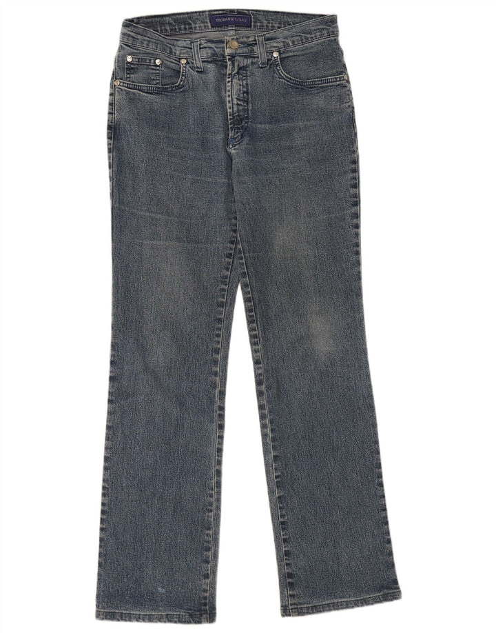 Blugi drepti pentru femei Trussardi W29 L30 Bumbac albastru