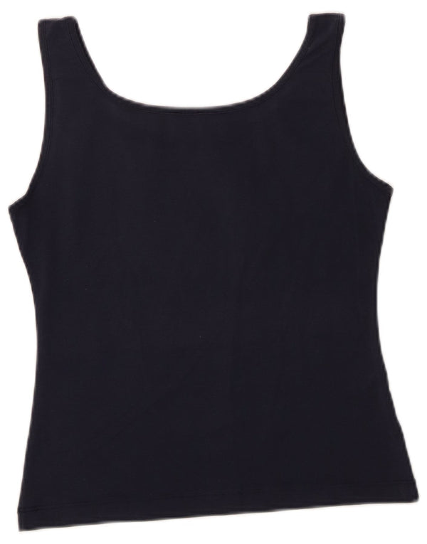 Paul & Shark pentru femei Crop Vest Top UK 12 Medium Bleumarin