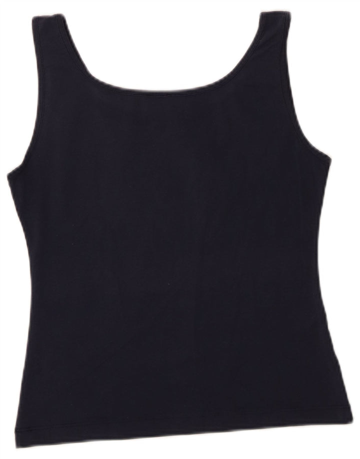 Paul & Shark pentru femei Crop Vest Top UK 12 Medium Bleumarin