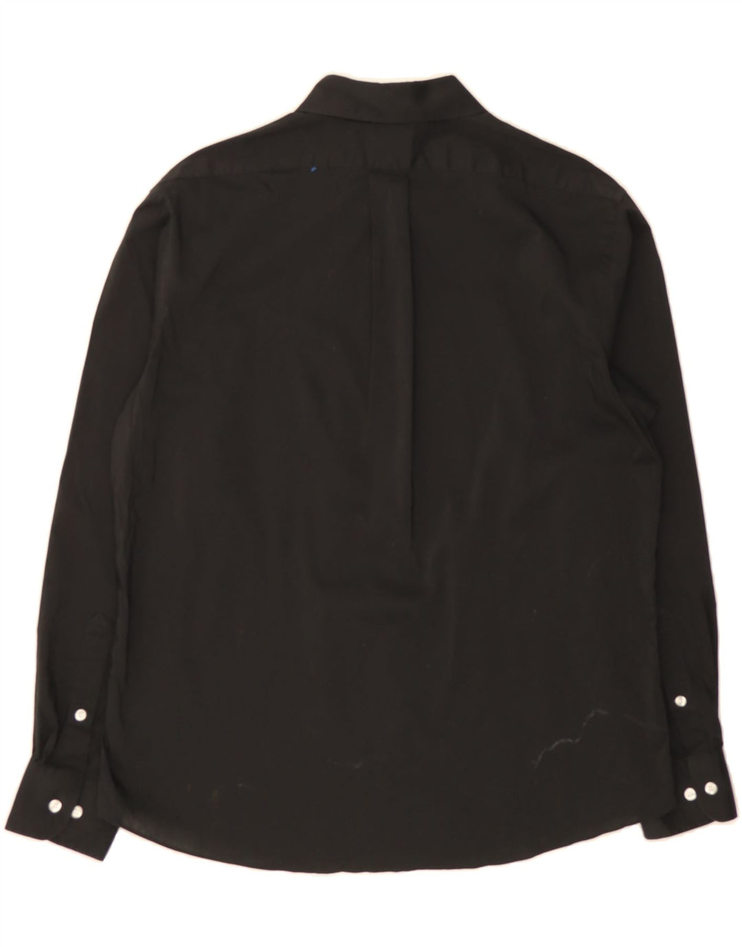 IZOD Mens Slim Fit Shirt Size 16 1/2 Large Black Cotton Vintage Izod and Second-Hand Izod from Messina Hembry 