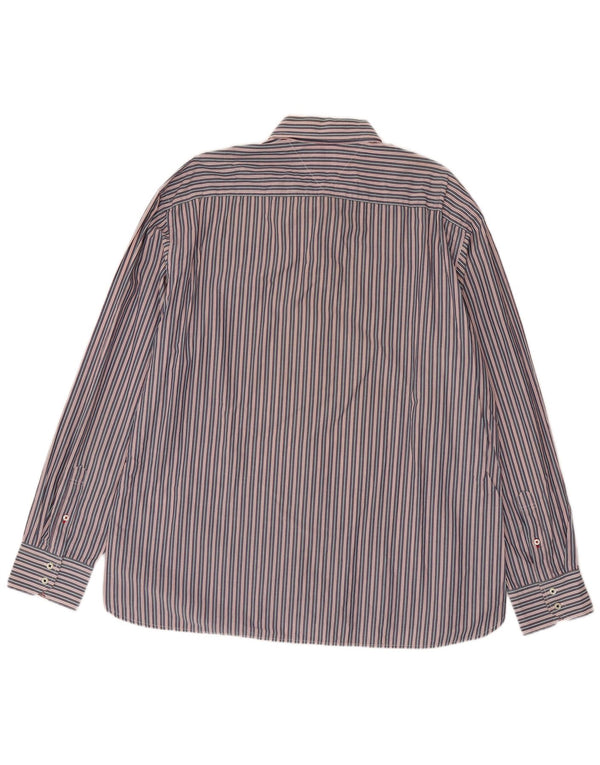 Cămașă personalizată pentru bărbați Tommy Hilfiger, bumbac cu dungi albastre 2XL