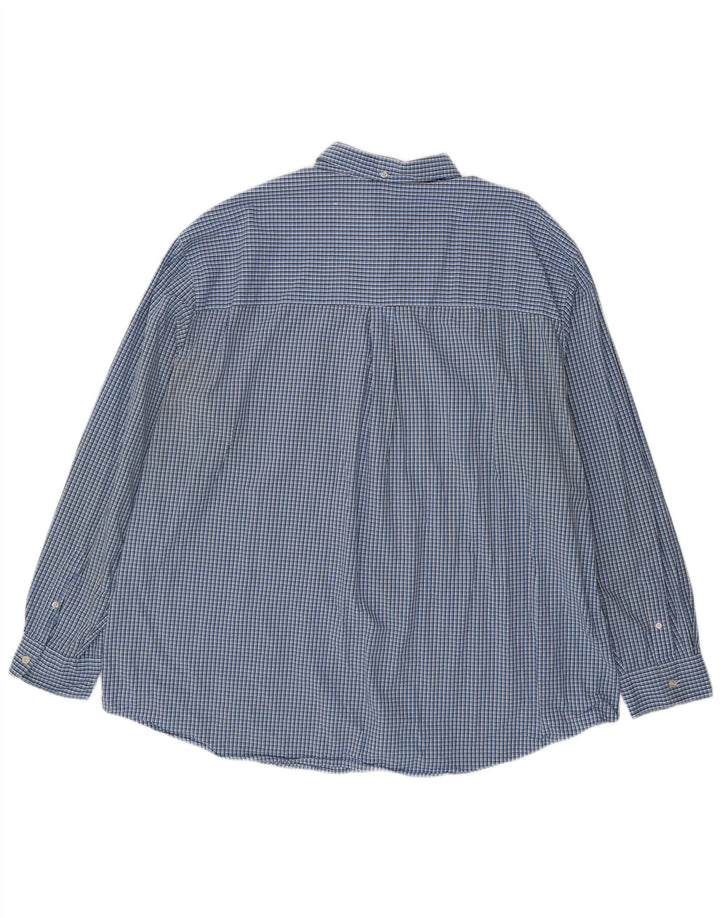 Cămașă pentru bărbați Chaps 3XL Blue Gingham Bumbac