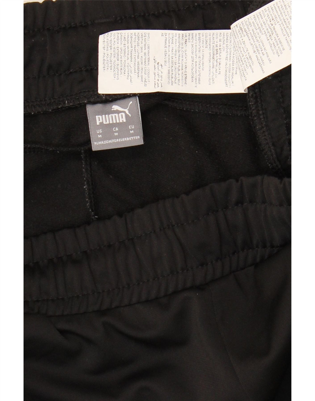 Pantaloni de trening Puma pentru bărbați Joggeri poliester mediu negru