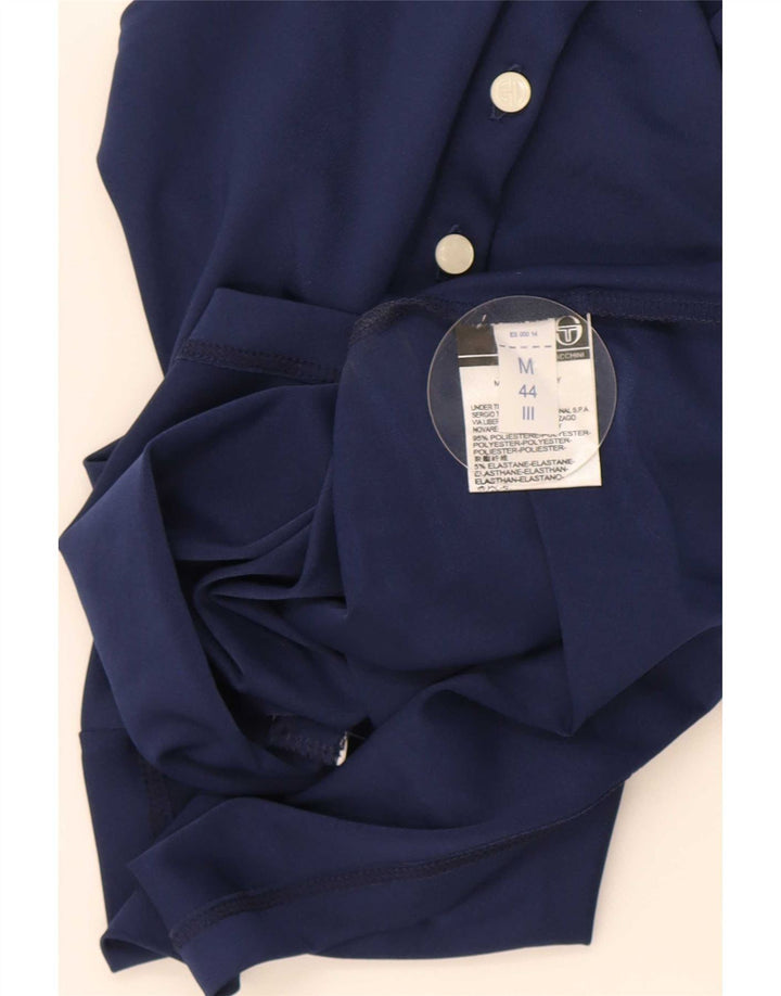 Tricou polo Sergio Tacchini pentru femei IT 44 Medium Bleumarin Colorblock