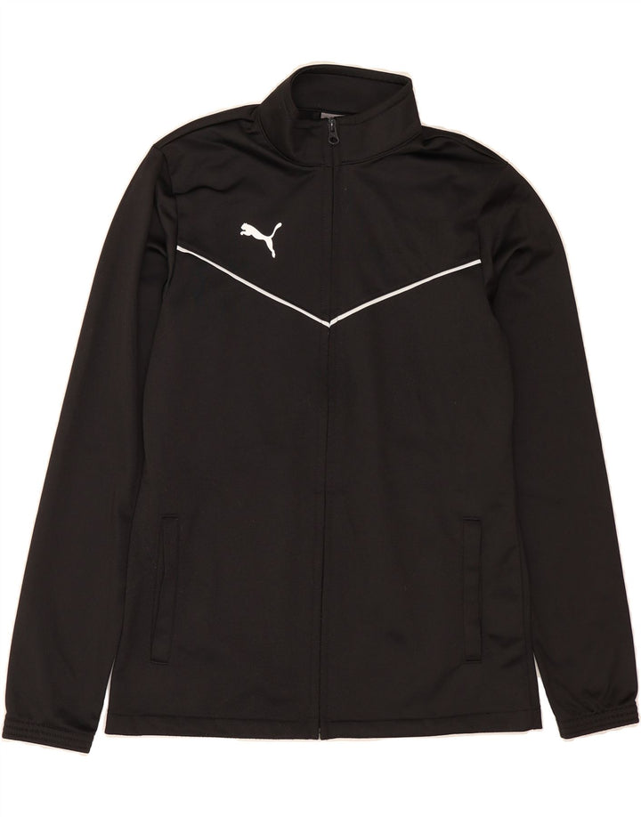 PUMA Womens Tracksuit Top Jacket UK 10 Small Black Polyester Vintage Puma and Second-Hand Puma from Messina Hembry 