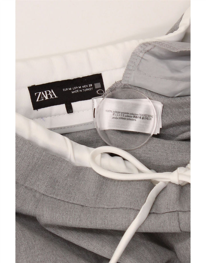 Pantaloni chino pentru femei ZARA L30 L28 Gri Poliester