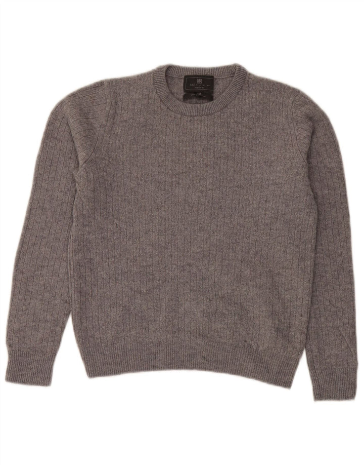 Pulover pentru femei Marks & Spencer Crop Crew Deck Pulover UK 14 Medium Gri
