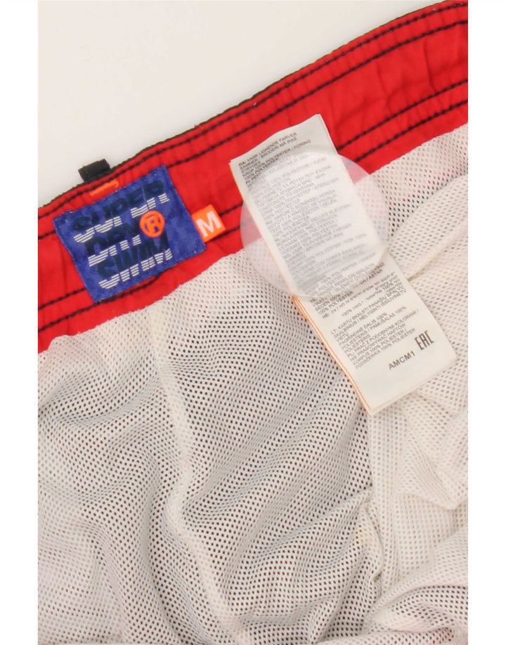 Pantaloni scurți de înot grafic Superdry pentru bărbați, medii W32 L5, poliester bleumarin