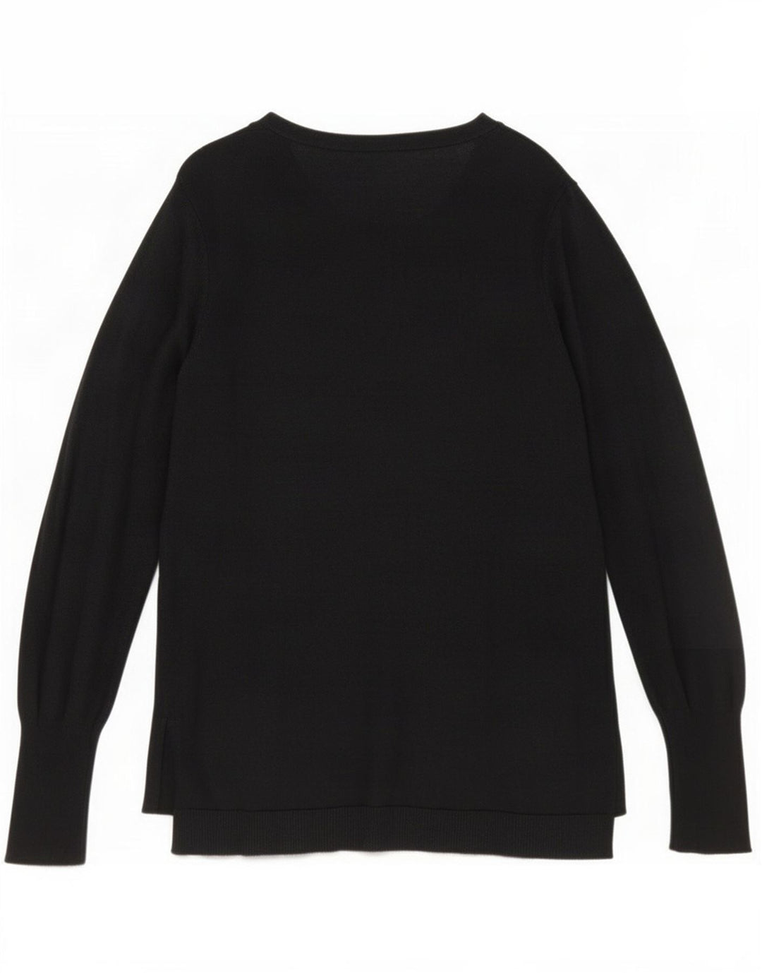 Mossimo Pulover cardigan pentru femei UK 12 Medium Black Nylon