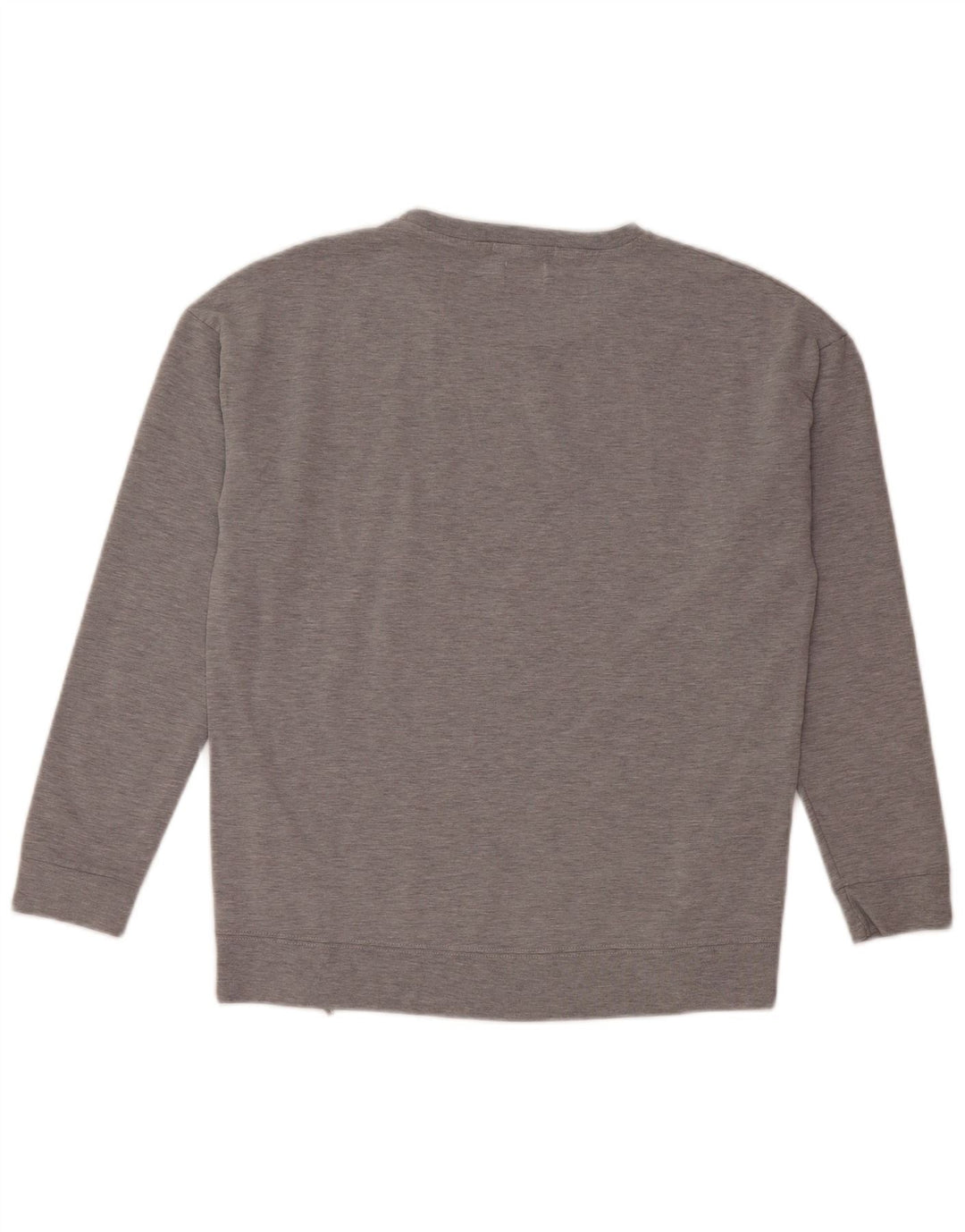 Pulover de hanorac grafic CONVERSE pentru femei UK 14 bumbac gri mediu