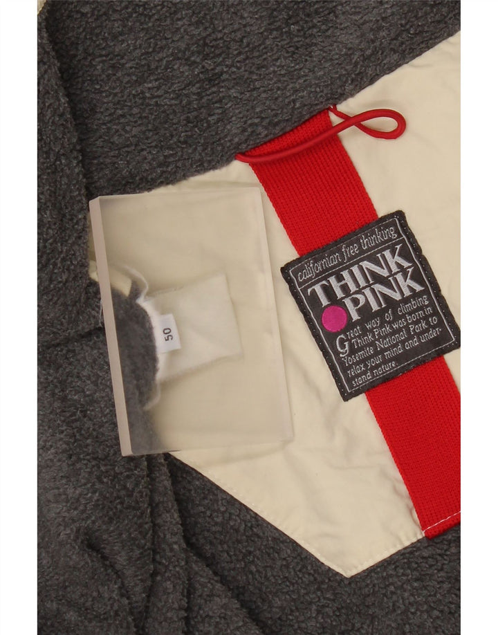 Jachetă Windbreaker pentru bărbați Think Pink IT 50 Large Off White