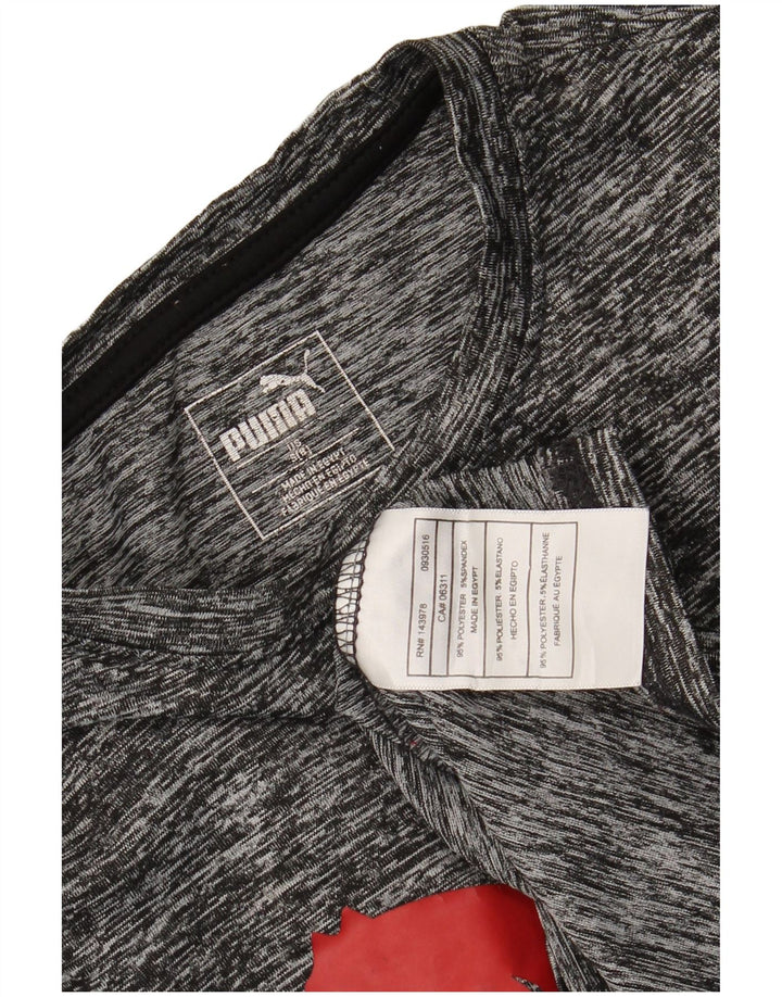 Băieți PUMA Graphic Top cu mânecă lungă 8-9 ani, mic, gri, poliester