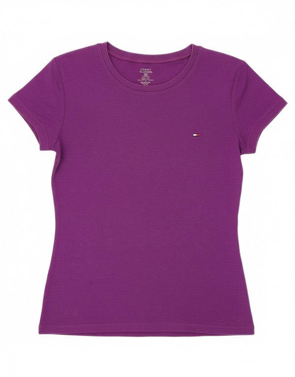 Tricou pentru femei Tommy Hilfiger Top UK 12 Medium Purple Bumbac