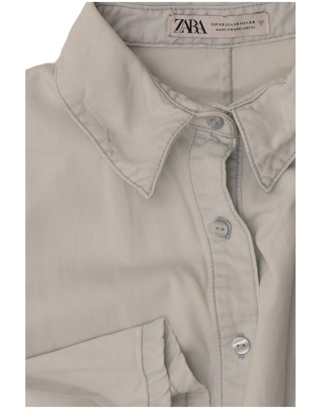 Costum pentru femei Zara, cu tăiere largă, UK 4 XS Albastru