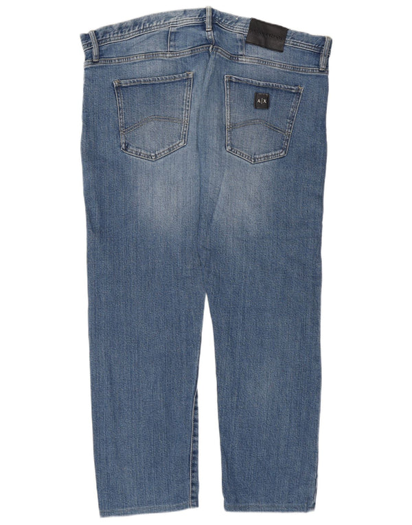 ARMANI EXCHANGE Jeans Slim Milan pentru bărbați W38 L29 Bumbac Albastru