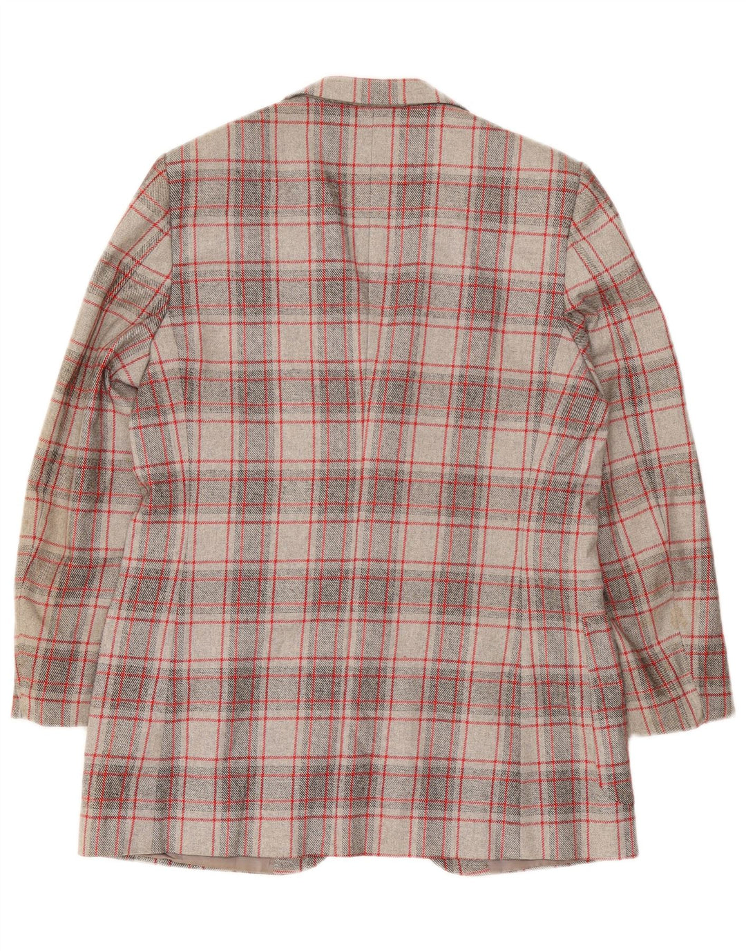 Jachetă vintage pentru bărbați cu 2 nasturi IT 52 XL, gri, carouri