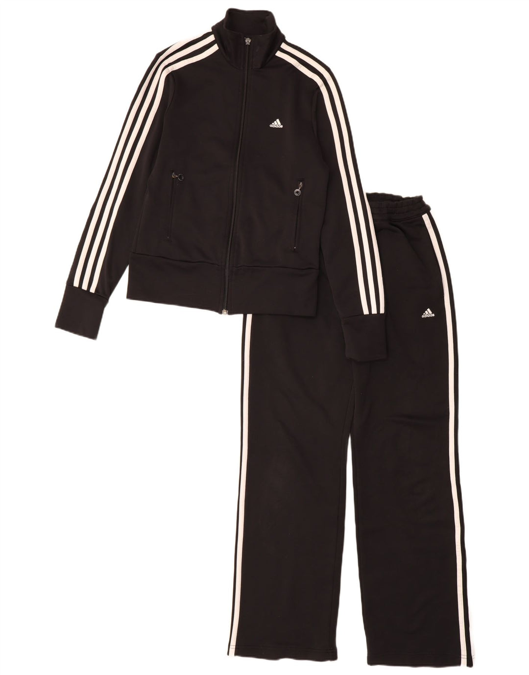 Trening complet Adidas pentru femei UK 10 Small Negru Poliester