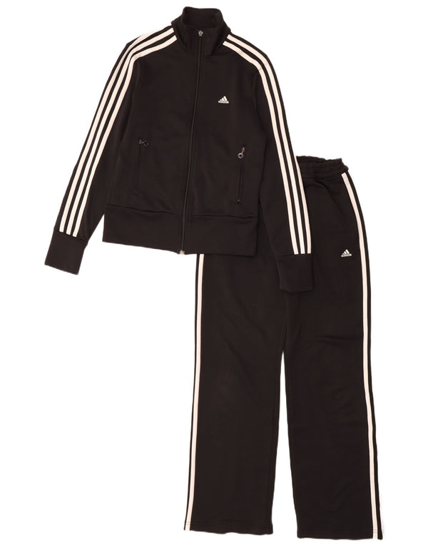 Trening complet Adidas pentru femei UK 10 Small Negru Poliester