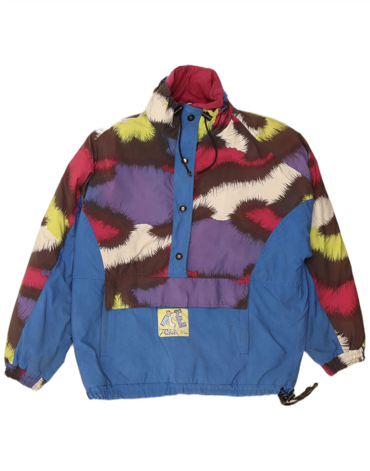 Jachetă Anorak pentru bărbați FEVER UK 38 Medium Blue Colorblock Poliester