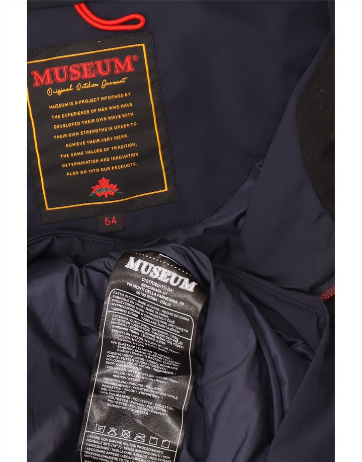 Jachetă Parka cu glugă pentru bărbați Museum IT 54 2XL Nailon bleumarin