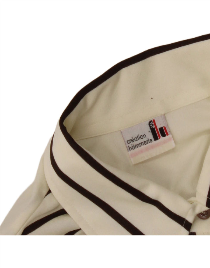 Bluză cămașă pentru femei HAMMERLE UK 14, mare, poliester cu dungi alb