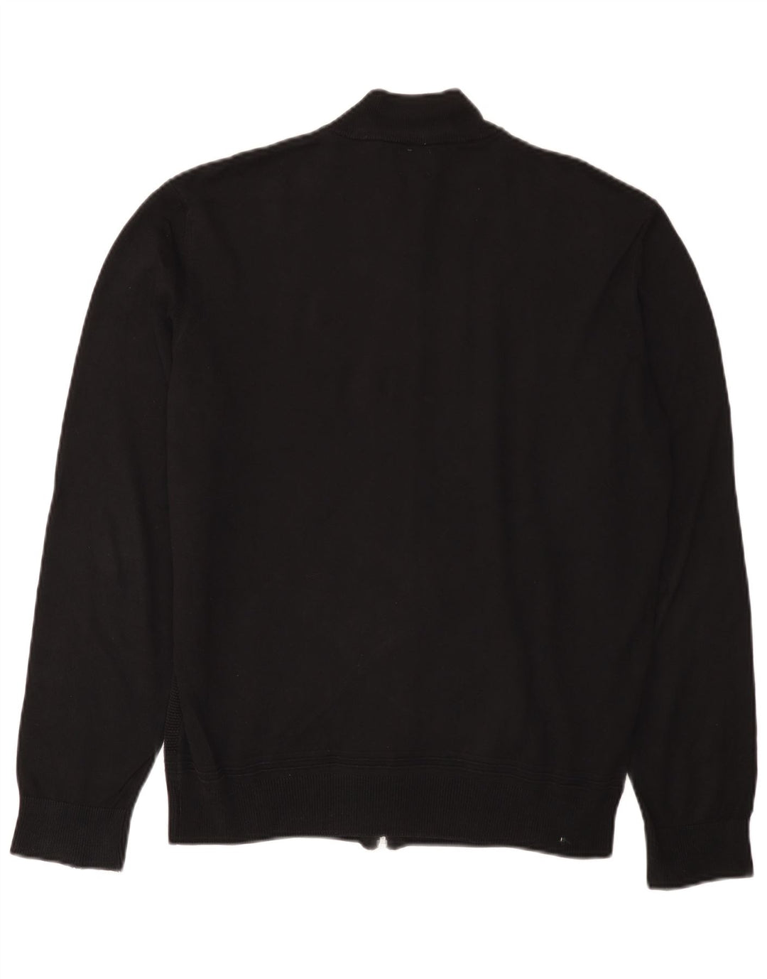 Pulover cardigan pentru bărbați Zara, mare, negru, bumbac