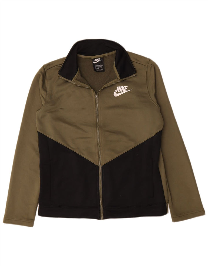 Jachetă de trening pentru băieți Nike 13-14 ani XL Kaki Poliester color