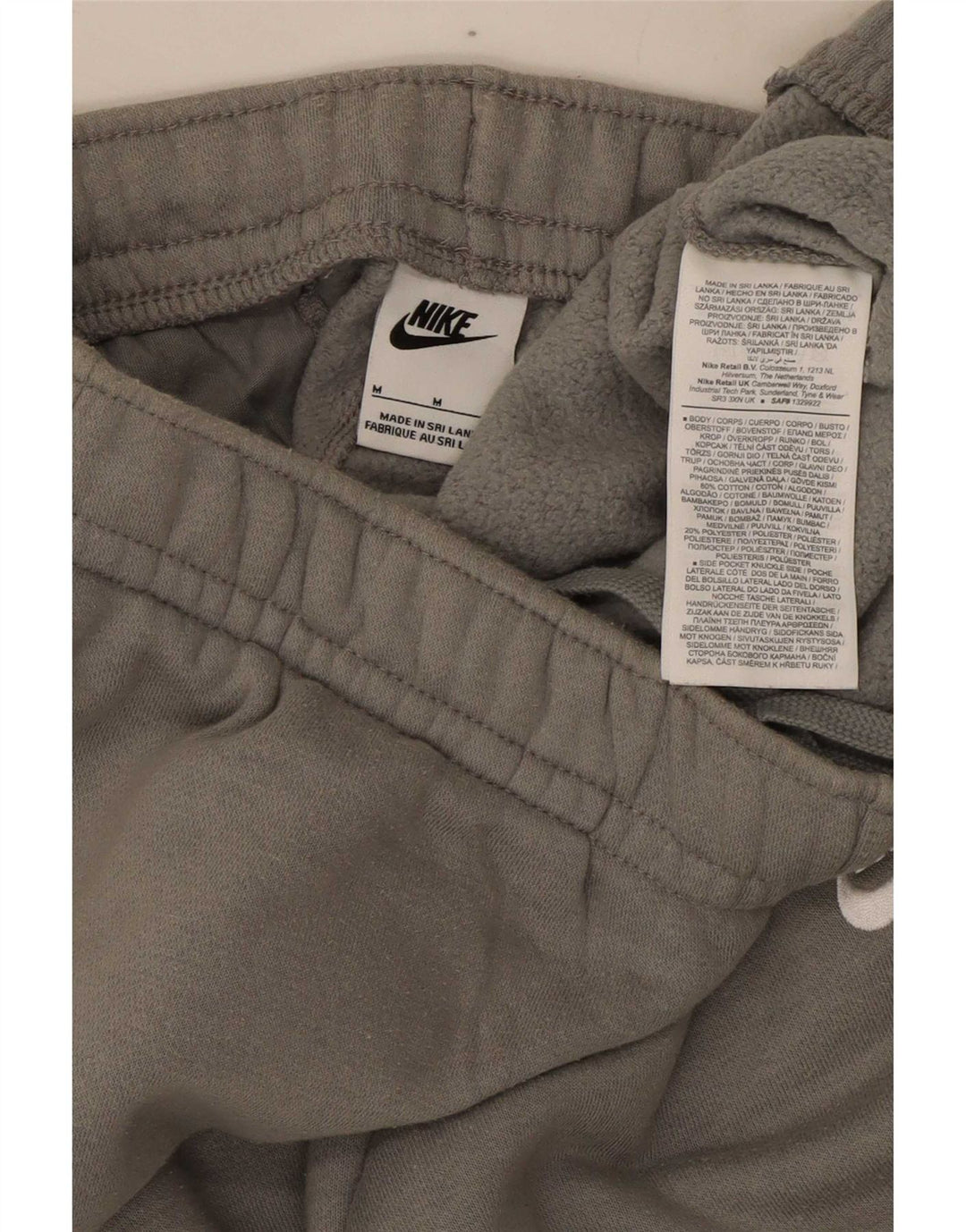 Pantaloni de trening Nike pentru bărbați Joggeri din bumbac gri mediu