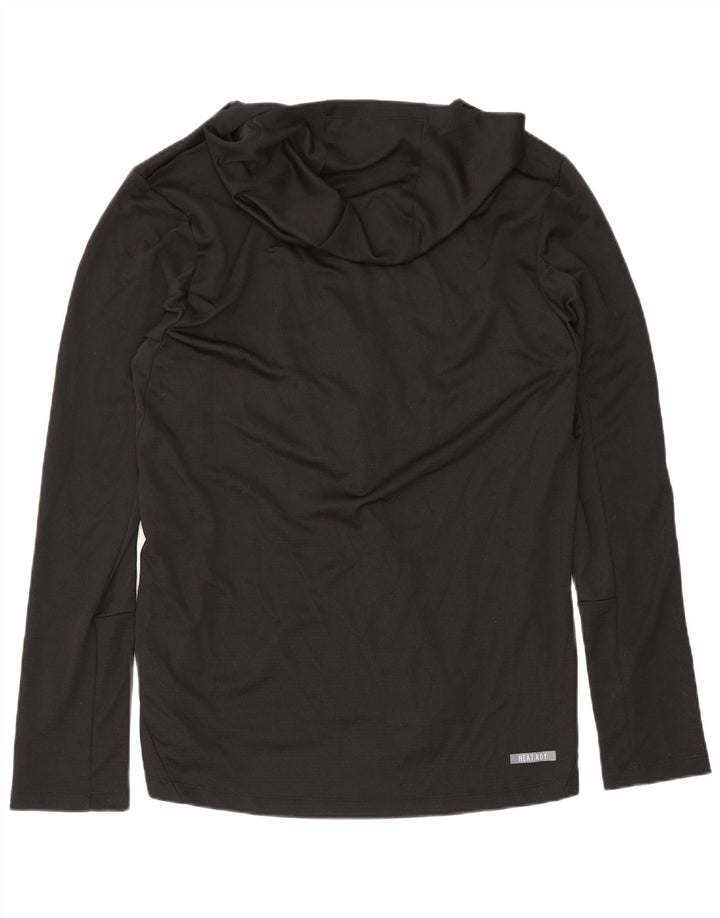 Adidas pentru bărbați Nevada Wolf Pack cu glugă grafic Top cu mânecă lungă, negru