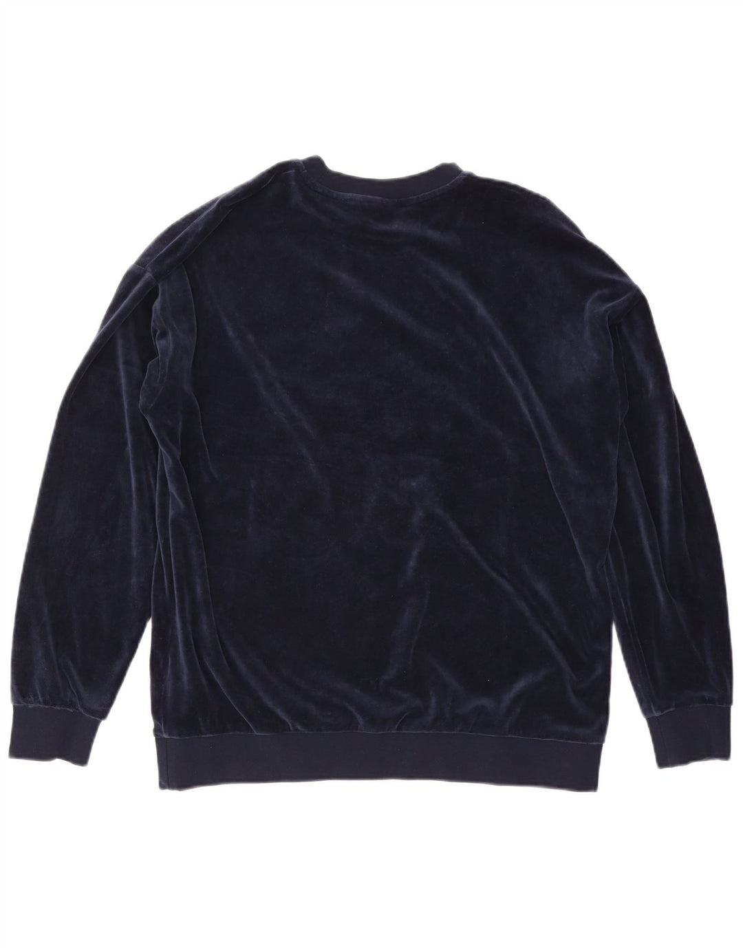 Pulover cu grafic supradimensionat ADIDAS pentru femei UK 12 Medium Bleumarin